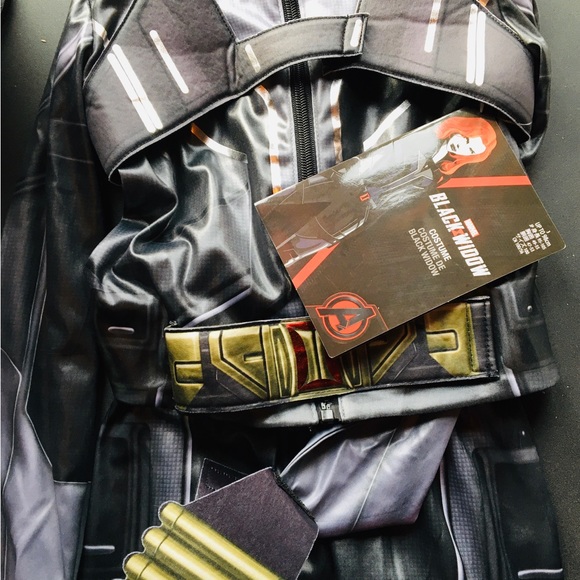 NEW✅ Disney Store Black Widow Super Hero Marvel Avengers Costume Set for Girls - Picture 10 of 13